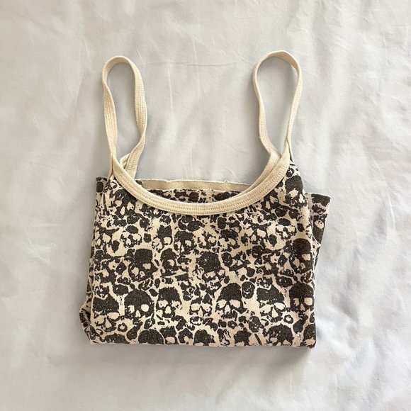 Brandy Melville Tops - Brandy Melville Skull Tank